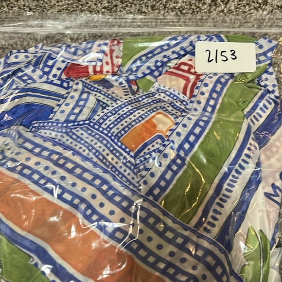 FARM RIO Women's Off-White Tropical Destination Kimono Sleeve Midi Dress Size M - Picture 10 of 10